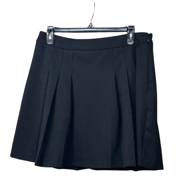 Oakie & Lola Women’s Pleated A-Line Skater Skirt, black, L- preowned - Picture 6 of 6